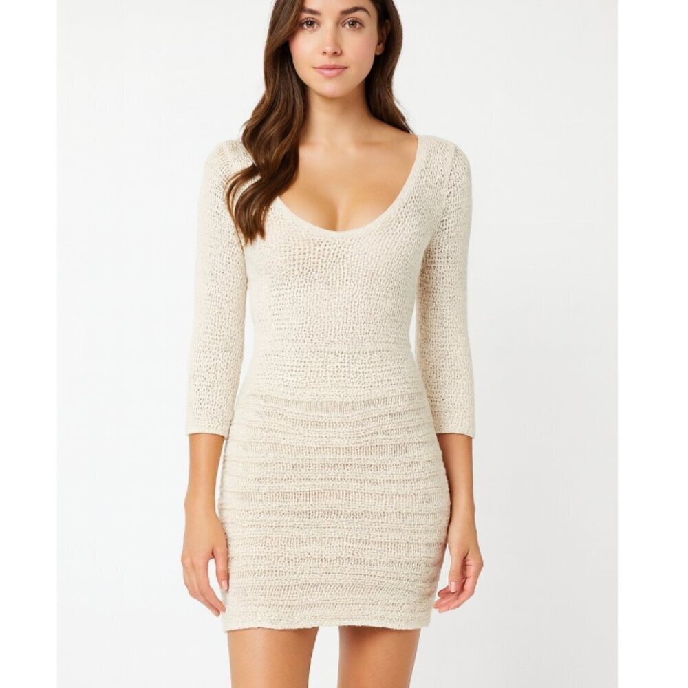 Diane von Furstenberg Knit Sweater Dress Size Small VGUC
